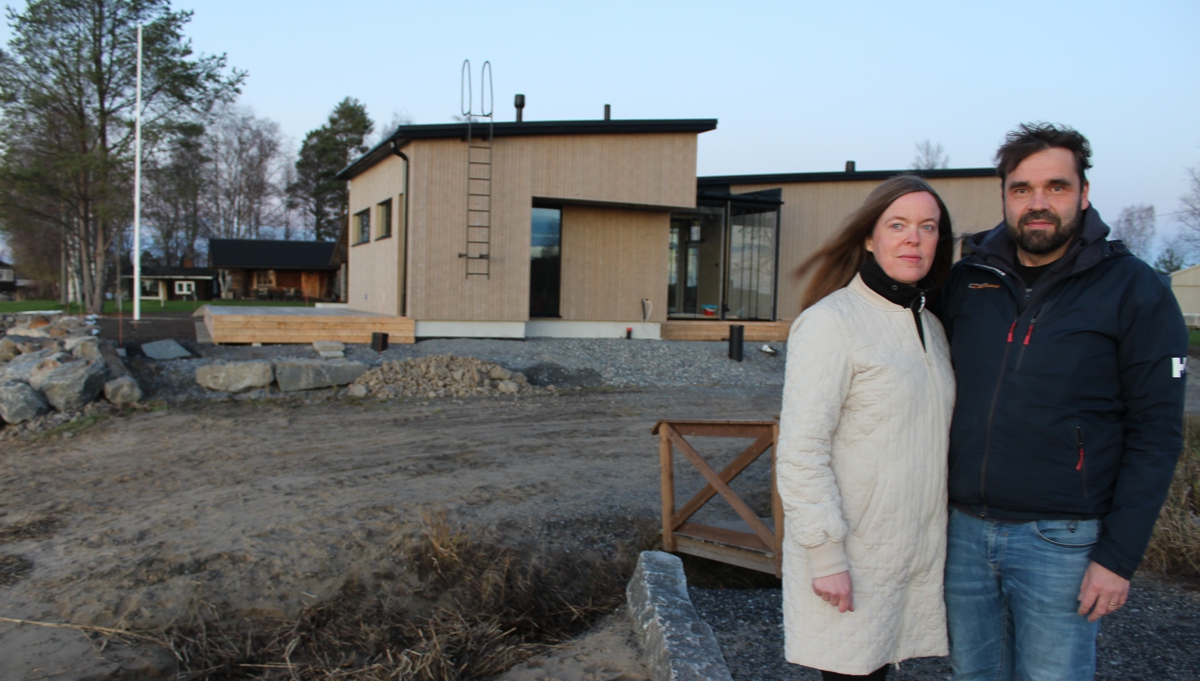 Antti ja Maritta Österbergin unelmatalo rupeaa olemaan muuttovalmis.